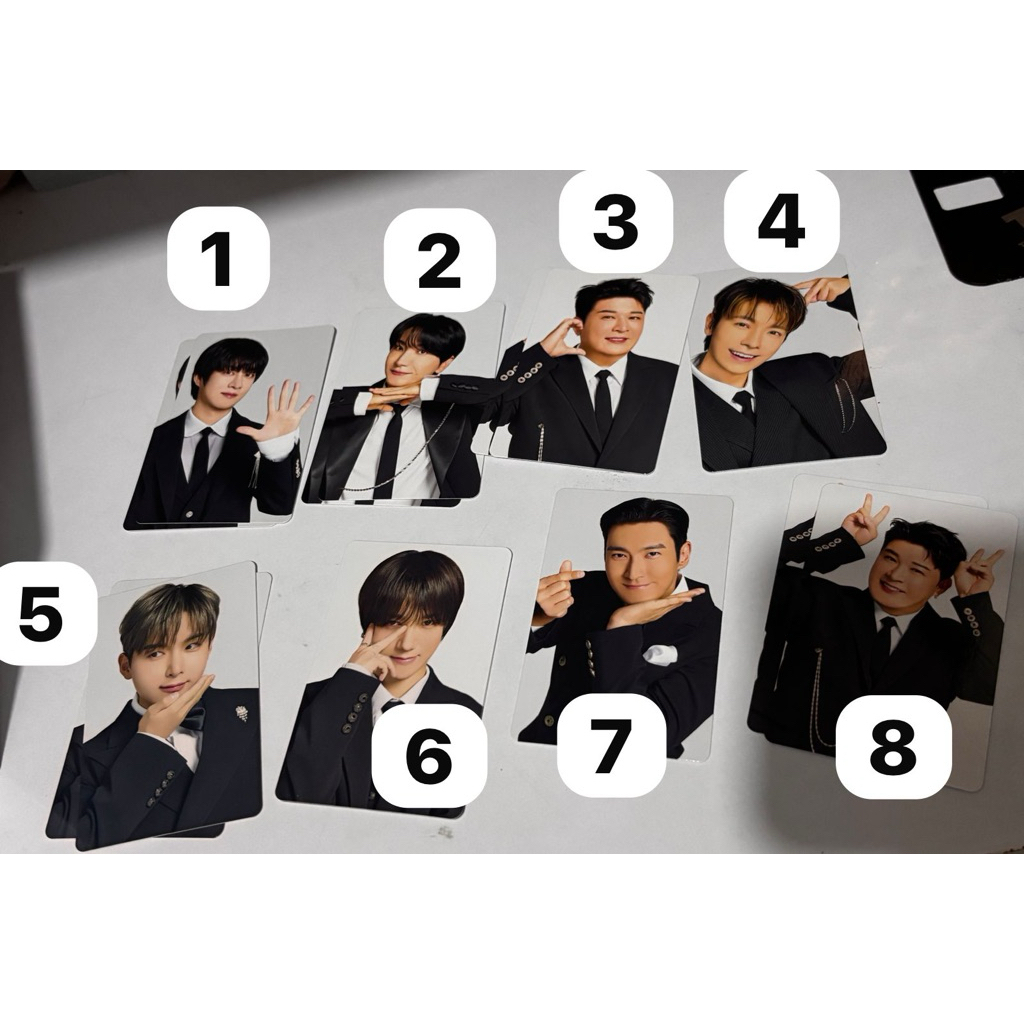 Photocard Super Junior JAPAN