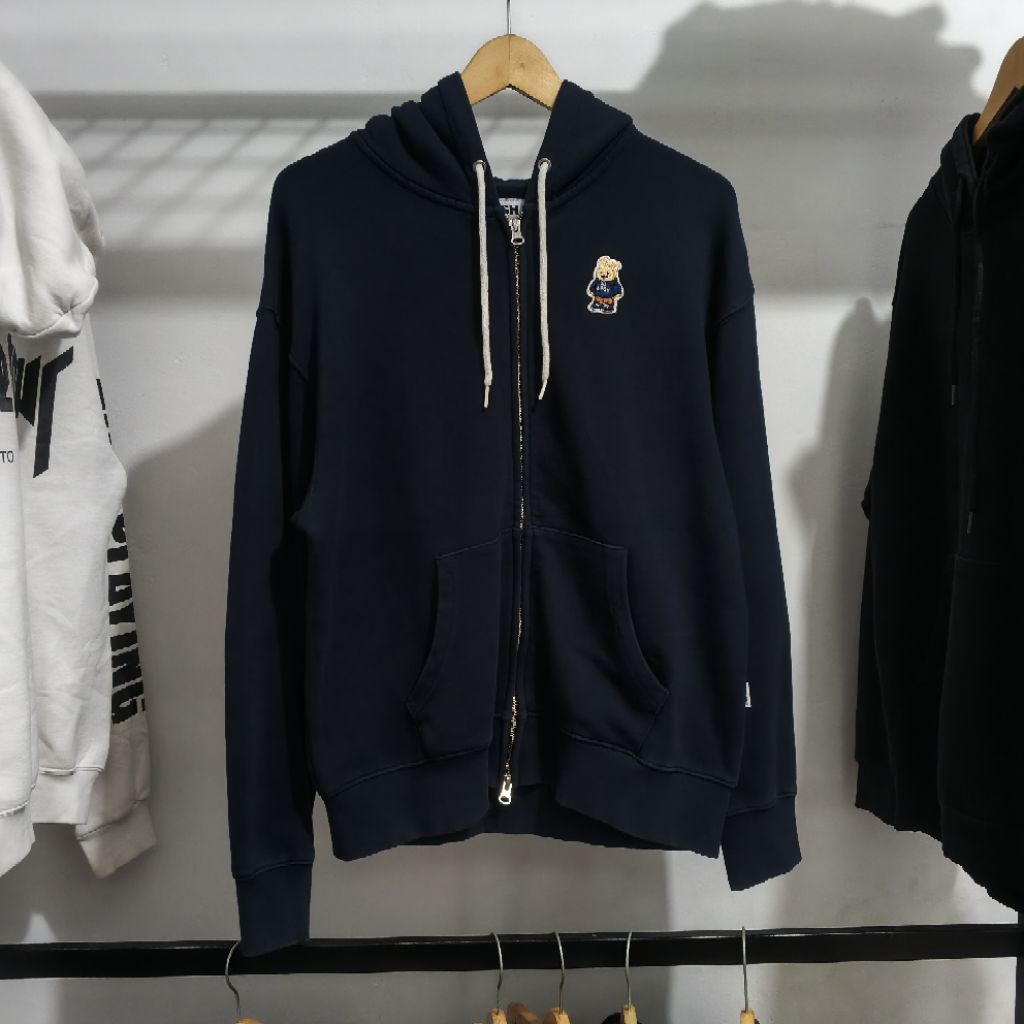 Hoodir Zipper Kirsh Navy Blue