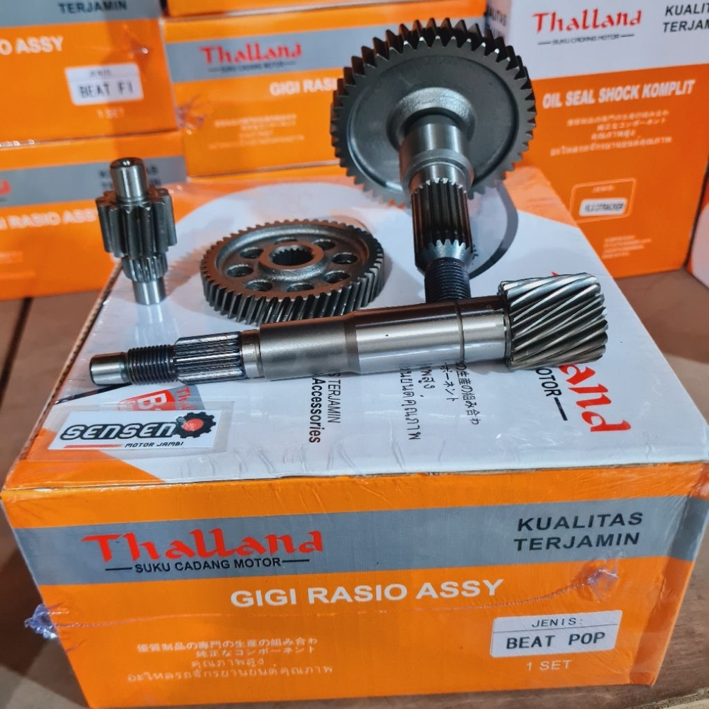 GIGI RASIO SET GIGI RASIO KOMPLIT BEAT POP BEAT STREET SCOOPY ESP THALLAND