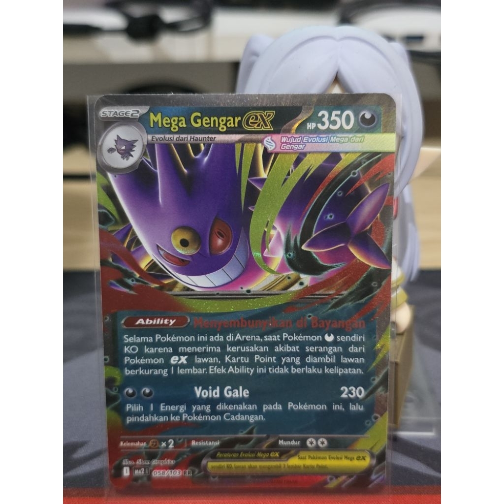 Mega Gengar ex MA2 058/103 Kobaran Biru Kartu TCG Pokemon Indo