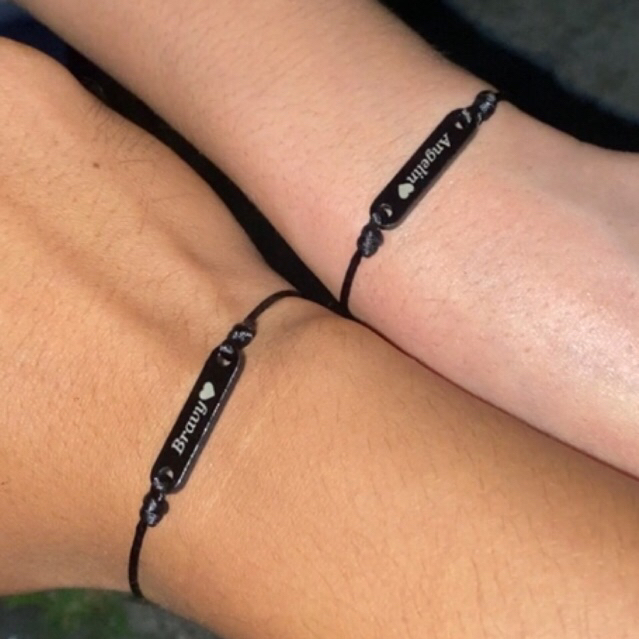 gelang nama minimalis simple gelang couple