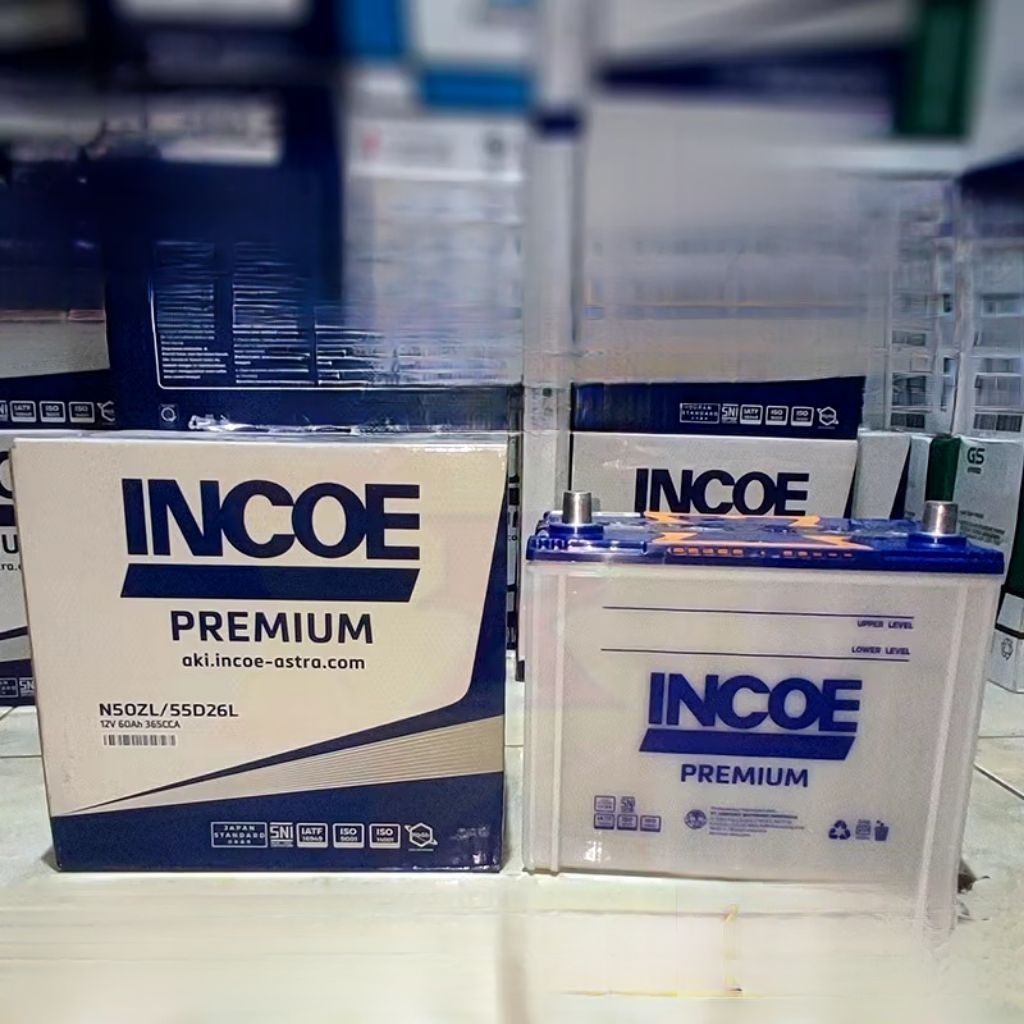 Accu Aki Mobil Incoe Premium Astra N50ZL/55D26L