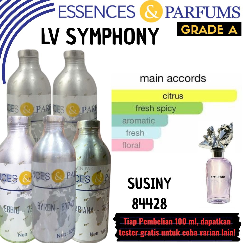 Bibit parfum repacking 100 ML parfume bibit luzi parfarome kualitas bibit parfum symphonyyy essences