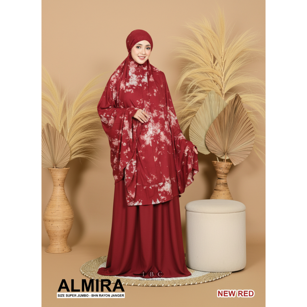 Mukena Bali Smoke tie dye Almira super jumbo