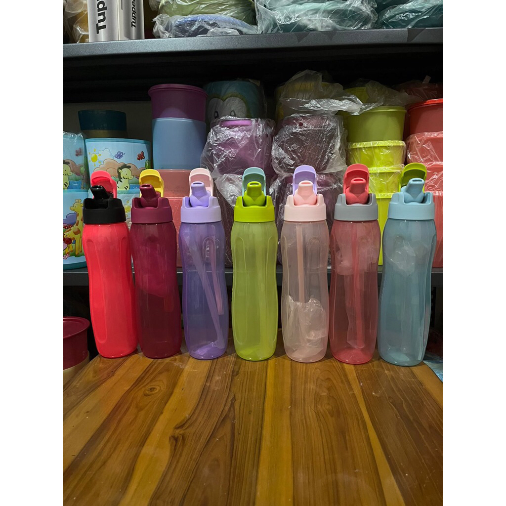 Botol eco straw tupperware (1pcs)