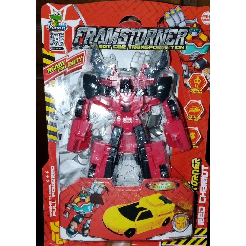 mainan robot cosmic/mobil robot/mainan robot transformer