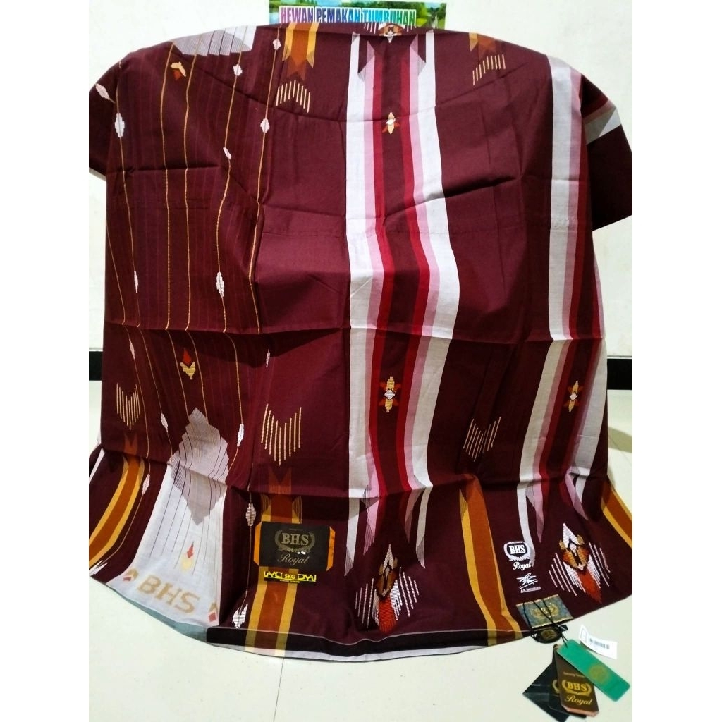 Sarung BHS Royal Gold SKG Lawas Spunsilk Mercerized Jahit Tengah ATBM Limited