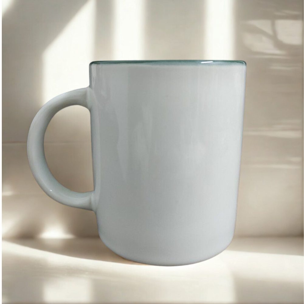 Gelas Mug Keramik Coating Polos