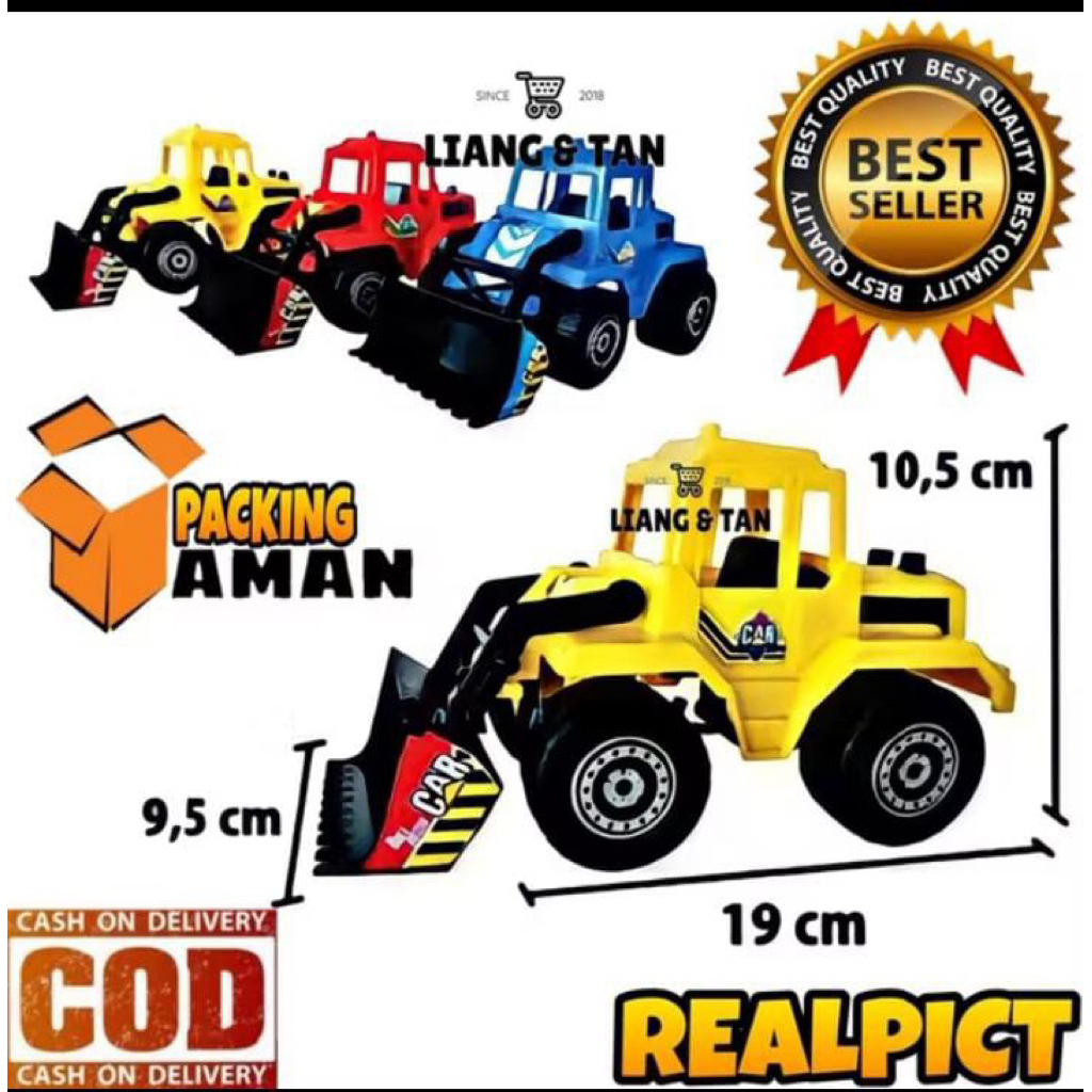 Mainan edukasi anak mainan buldozer //mainan buldozer proyek truck proyek edukasi anak belajar