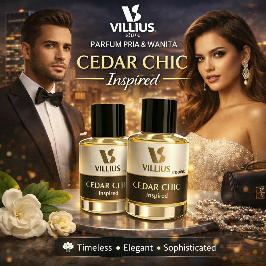 Parfum Pria Wanita Tahan Lama Dan Wangi 24 Jam Inspirasi CEDAR CHIC Rahasia Aroma Orang Kaya Kecium 