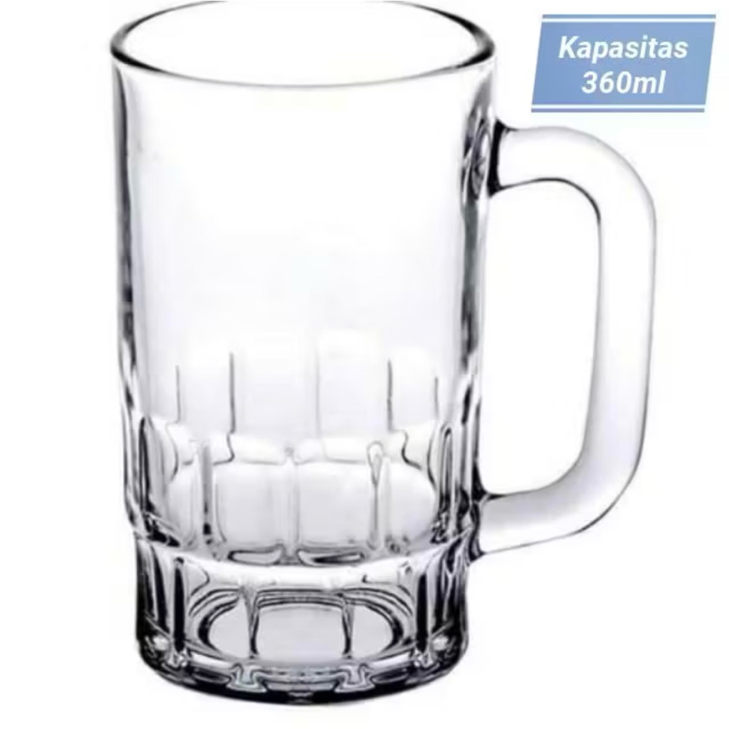 ( Free Kardus & Bublewrap ) 6 Pcs Gelas B20N Umbra Kedawung BBC MiGi | Gelas Gocek Polos Tinggi Kota