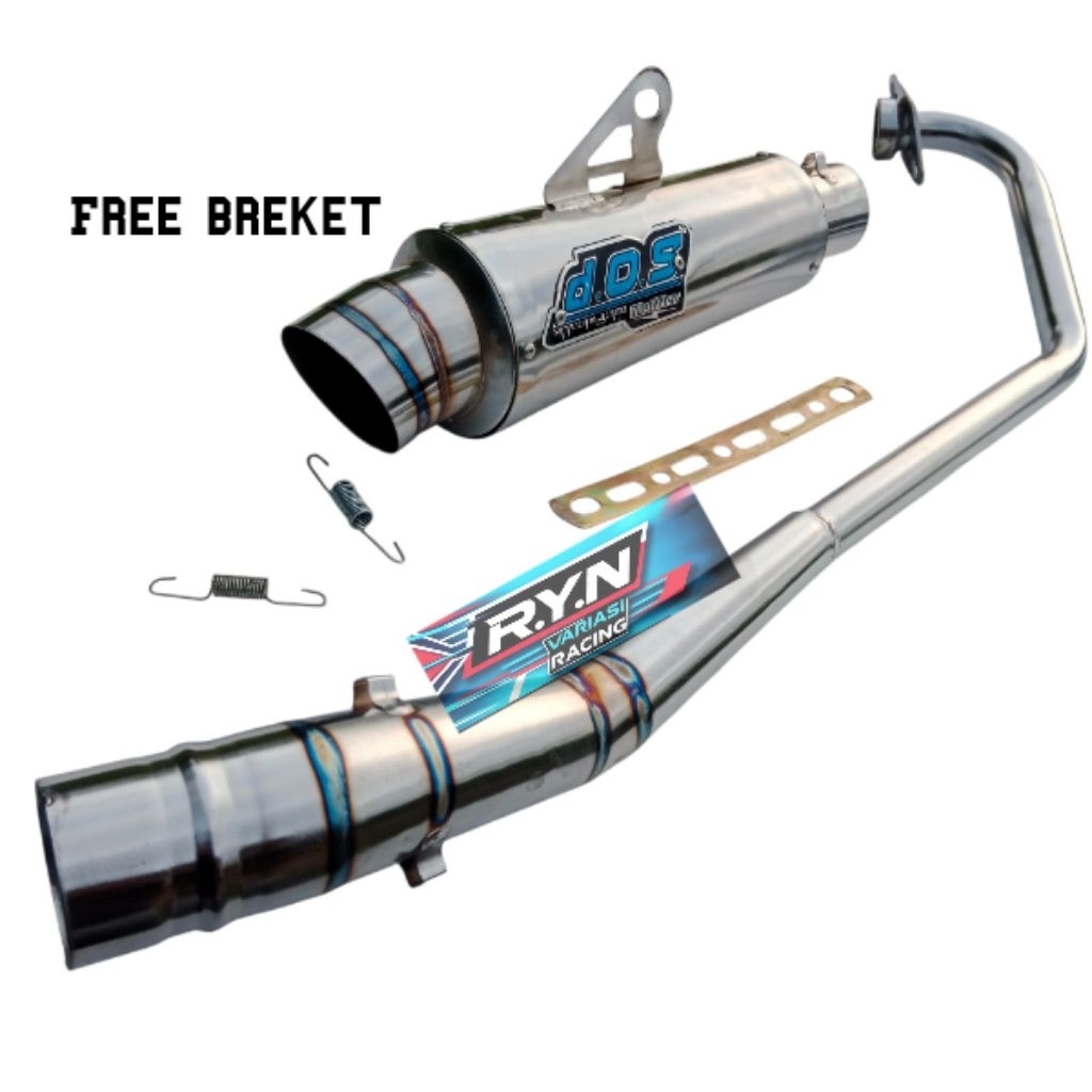 Knalpot Racing DOS Satria Fu 150 Jupiter MX old Jupiter MX NEW 135