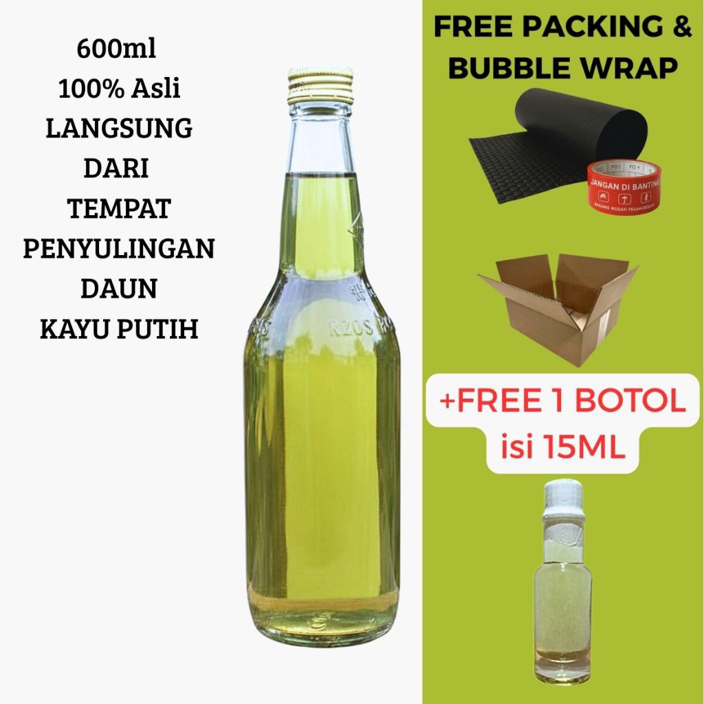 Minyak Kayu Putih Asli Ambon 460ml-600ml-630ml 100%MURNI