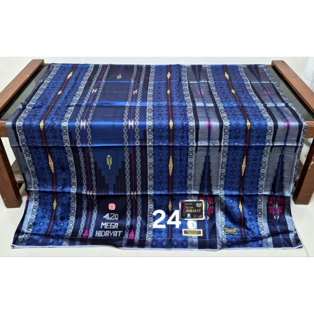 SARUNG MEGA HIDAYAT 420 FULL SUTERA EXLUSIVE KWALITAS DI ATAS TAMER KAMIER