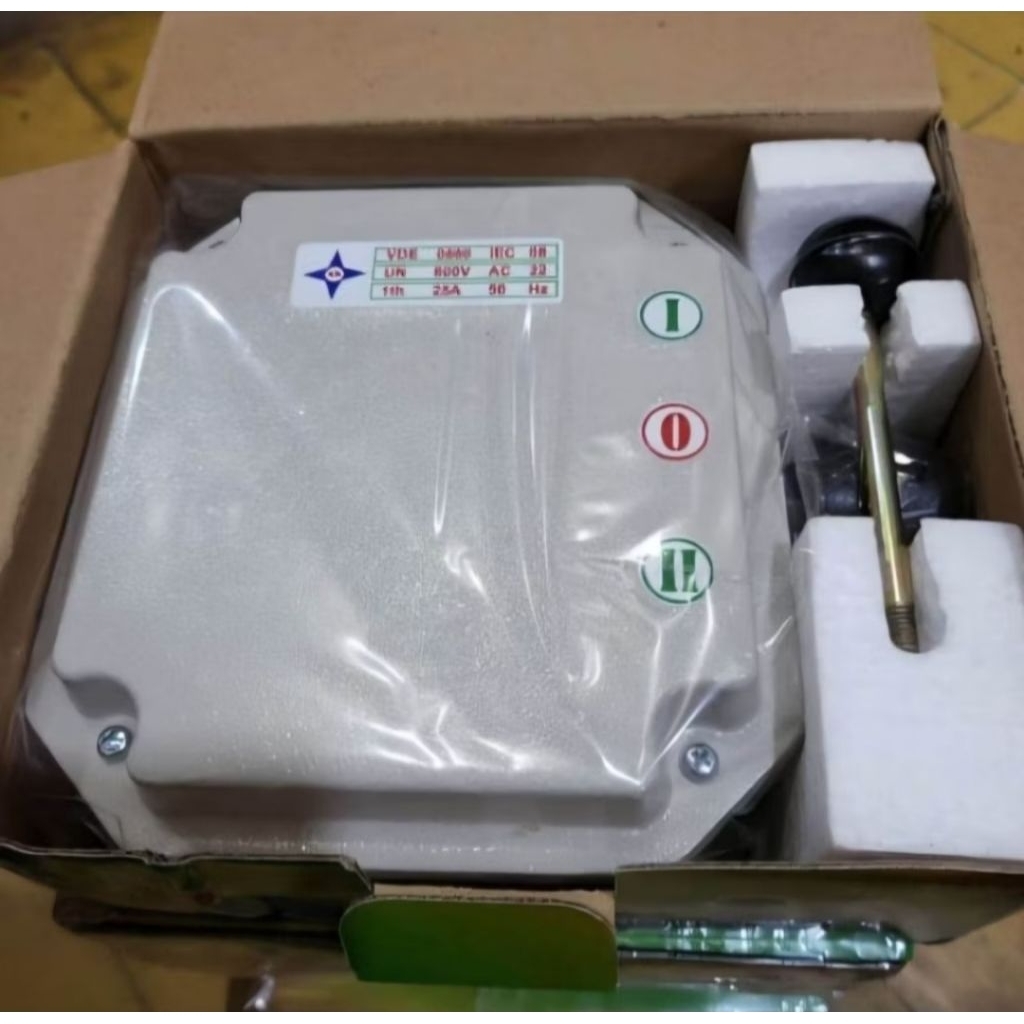 Ohm Saklar GZ Handle Cam Starter Model Pisau 25 Ampere Merk NK