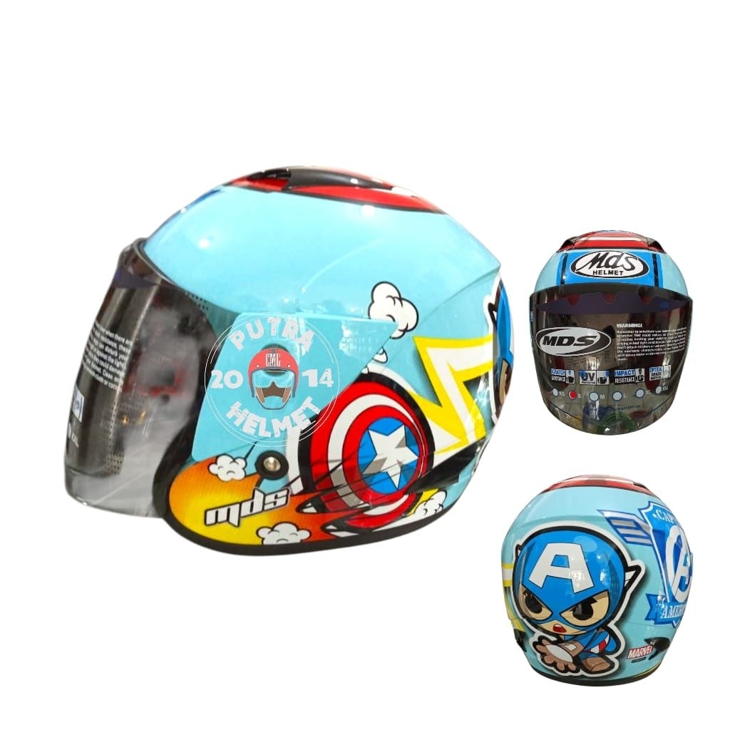 HELM MDS ANAK CAPTAIN AMERICA MARVEL ORIGINAL