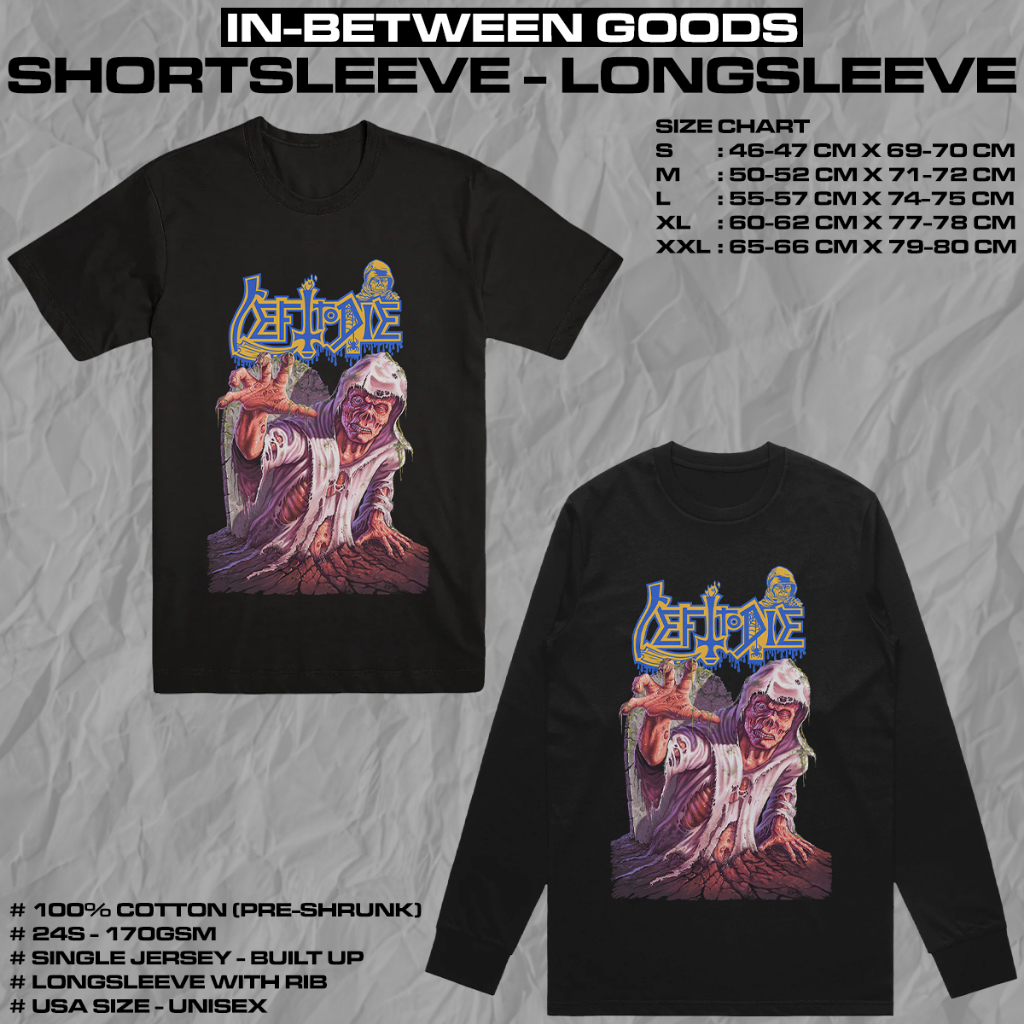 LEFT TO DIE - REBORN DEAD | T-SHIRT | LONGSLEEVE | DEATH METAL | BAND MERCH