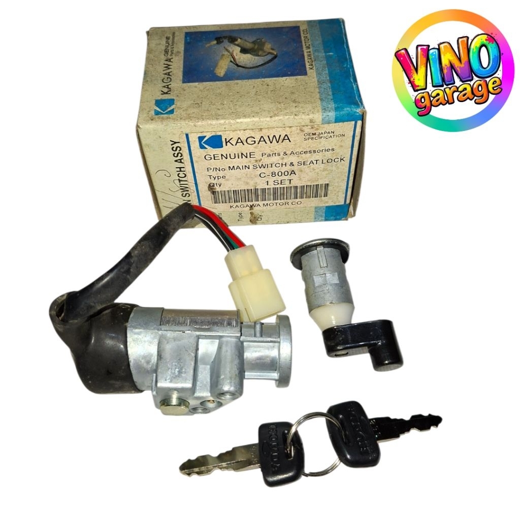 Kunci Kontak Set Keyset Honda Astrea 800 Asdap C800 Marking Kgd Good Quality Nos Tebal Bagus