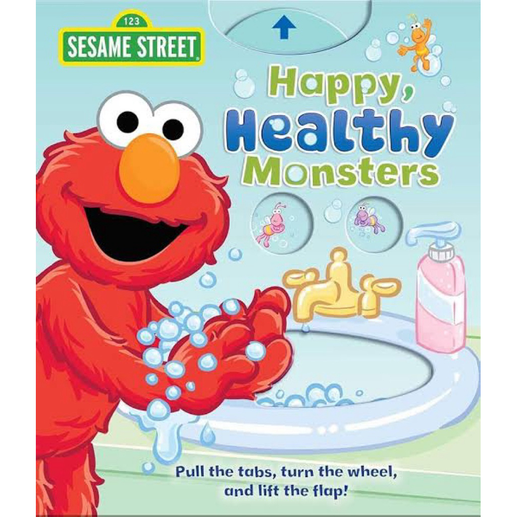 Buku Anak [Board Book] Sesame Street: Happy, Healthy Monsters