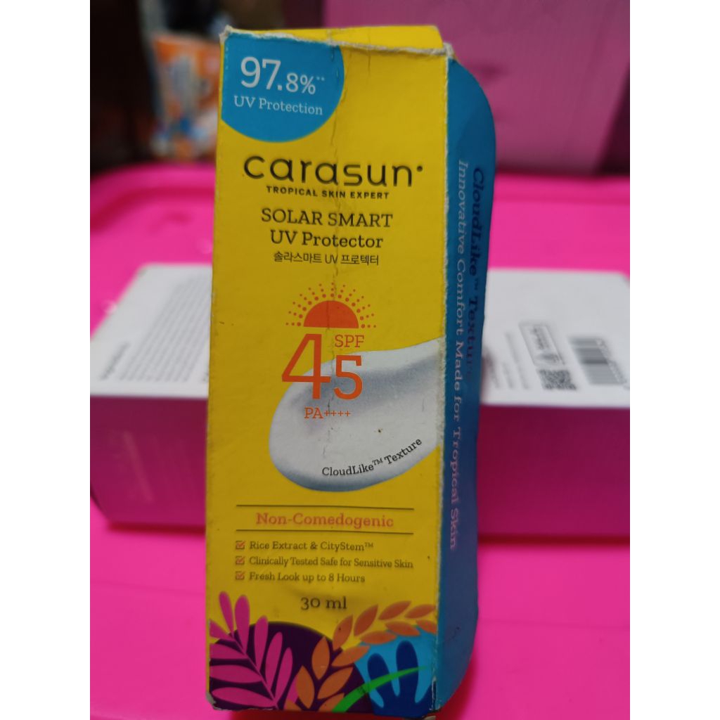 Carasun Solar Smart SPF 45 PA ++++ 30ml REJECT KEMASAN