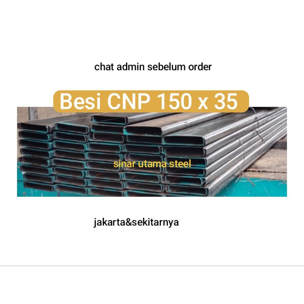 Besi CNP 150 X 2,0mm x 6 METER / BESI KASO CNP 150 x1,5mm /Besi cnp 150 / Besi kaso CNP 150 / BESI C
