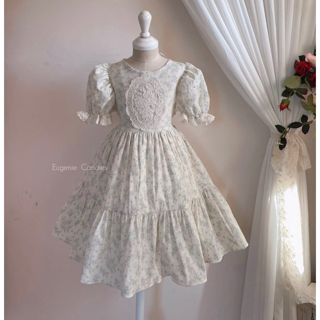 Dress anak eugenie candies size XXL