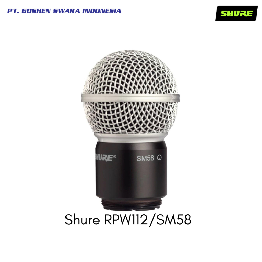 Shure RPW112 Cartridge Wireless SM58 (Untuk wireless Shure Original)