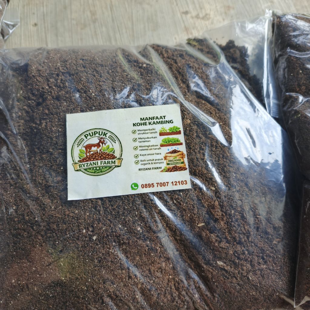 Kohe kambing Fermentasi kemasan 1 kg