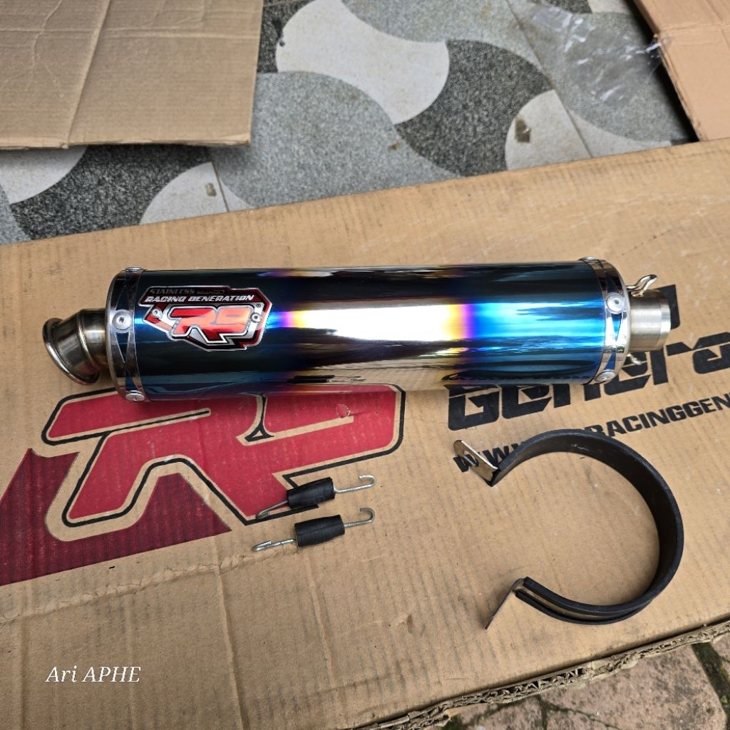 slincer silincer knalpot R9 NEW MUGELLO original 38mm