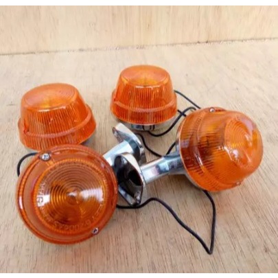 lampu sein set depan belakang c70 bahan tebal standar original