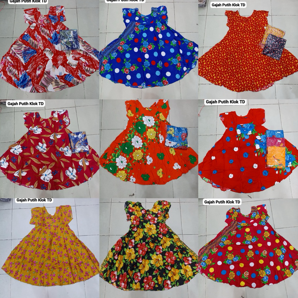 Gajah Putih Daster Klok Payung Standar / Dst klok / Daster Tidur / Daster Dingin