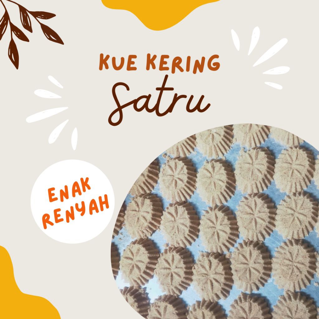 Kue SATRU/kue kering lebaran 500 gr