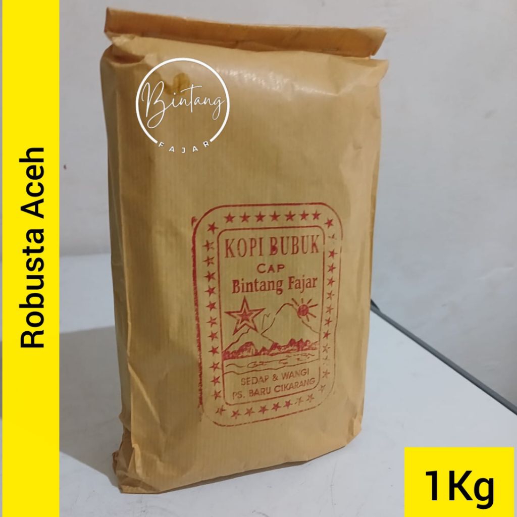 Kopi Bubuk Robusta Aceh • Super • Kopi Aceh -1Kg