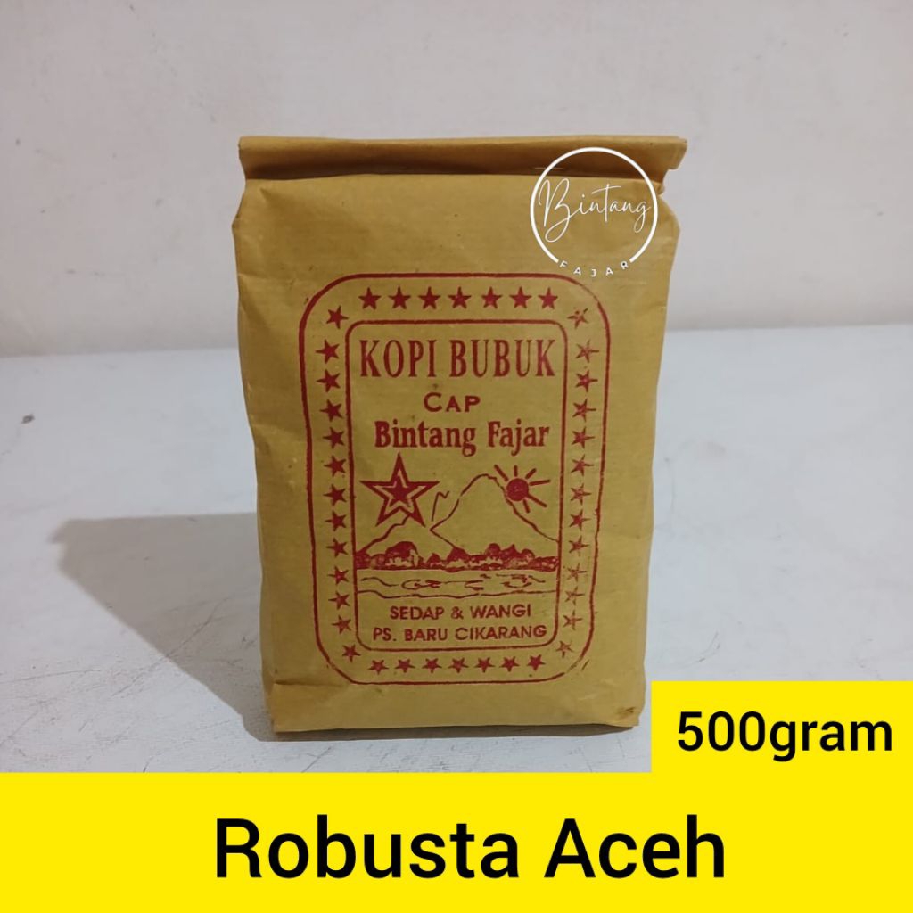 Kopi Bubuk Robusta Aceh • Super • Kopi Aceh -500Gram