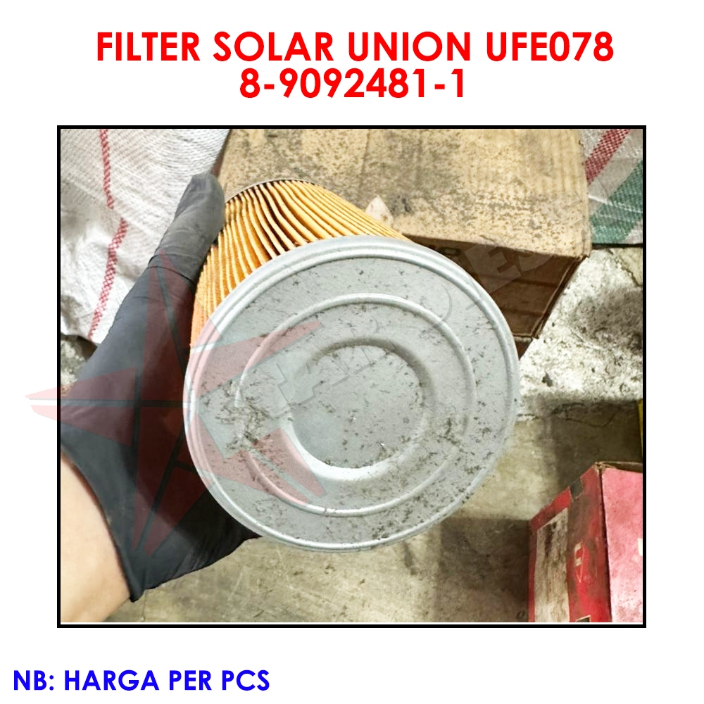 FILTER SOLAR UNION UFE078 8-9092481-1 FUEL FILTER SARINGAN SOLAR