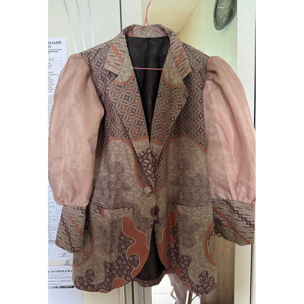Blazer Batik mix Organza PL