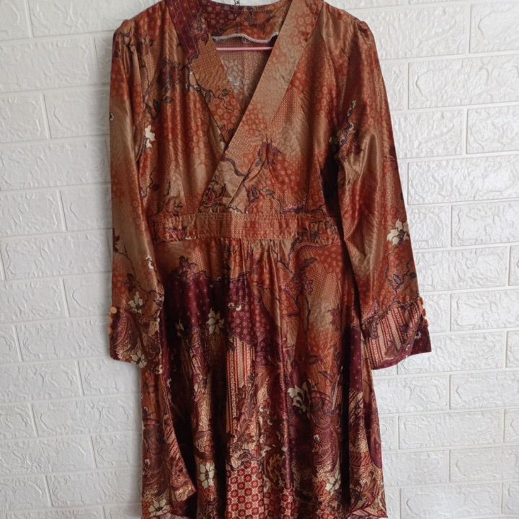 pl tunik dress batik sutra