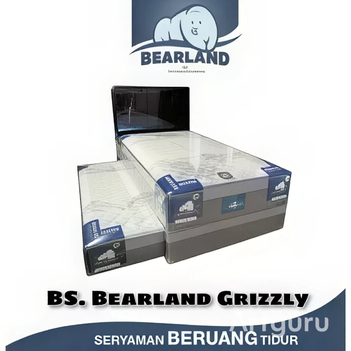 Bed Sorong Bearland Grizzly Plushtop | Kasur Bed Sorong Olympic 2in1 Murah Palembang