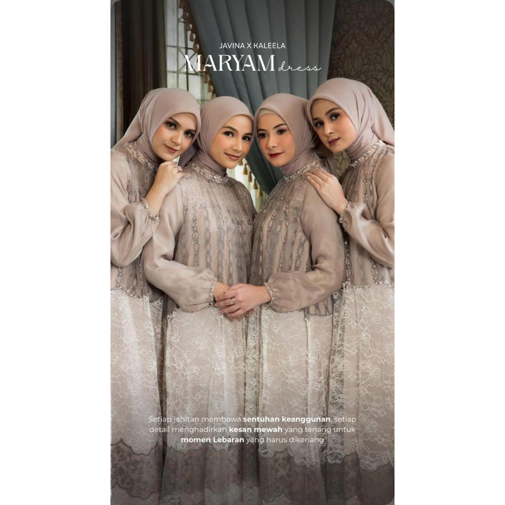 MARYAM DRESS BY JAVINA X KALEELA