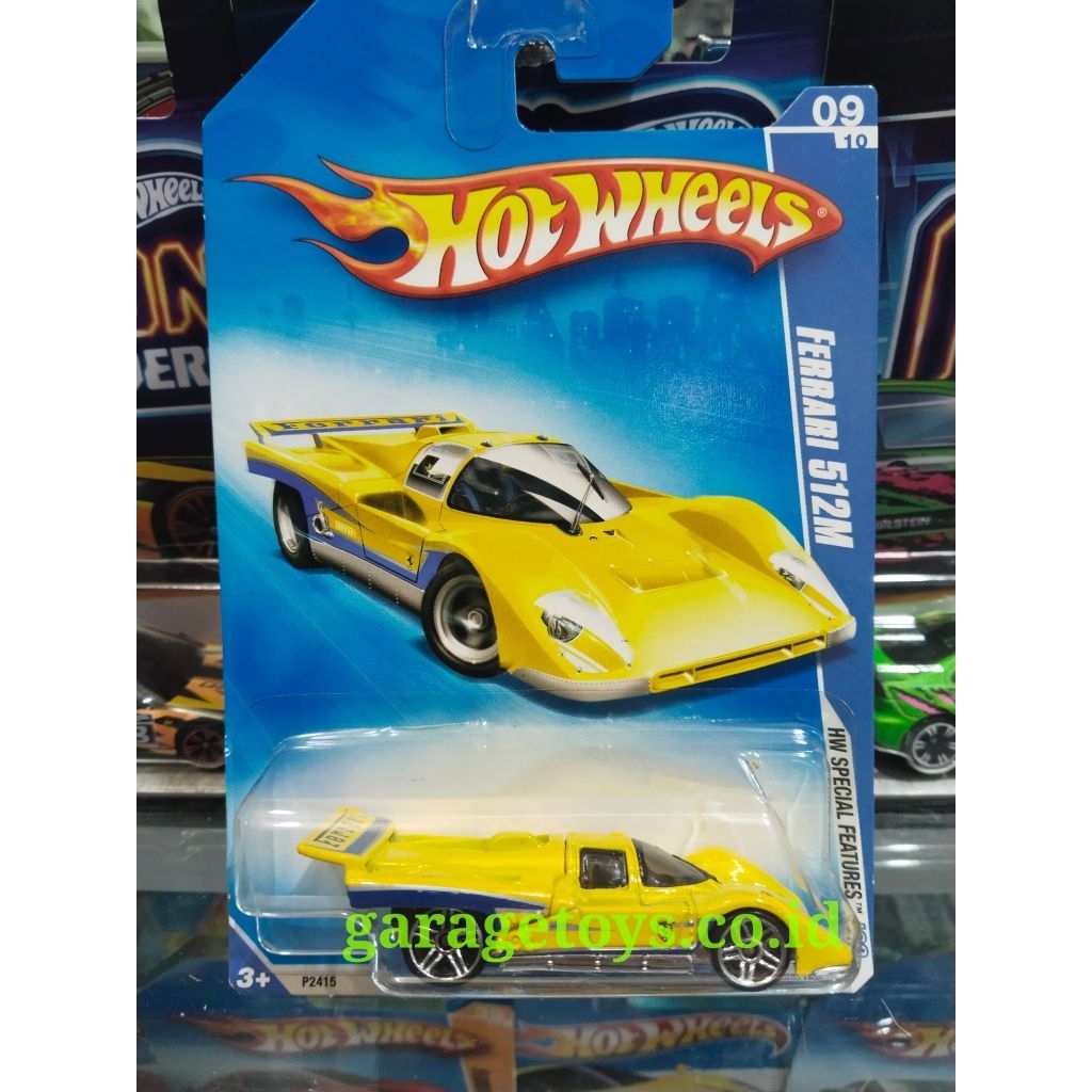Hotwheels 1:64 Diecast Ferrari 512 M