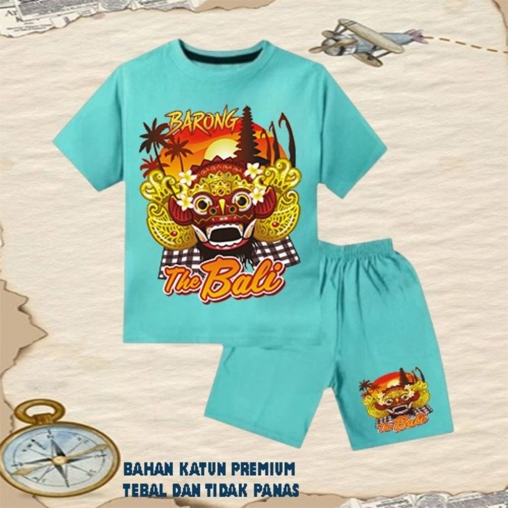 Setelan baju anak laki laki perempuan baju kaos setelan anak laki laki perempuan umur 6 bulan - 10 t