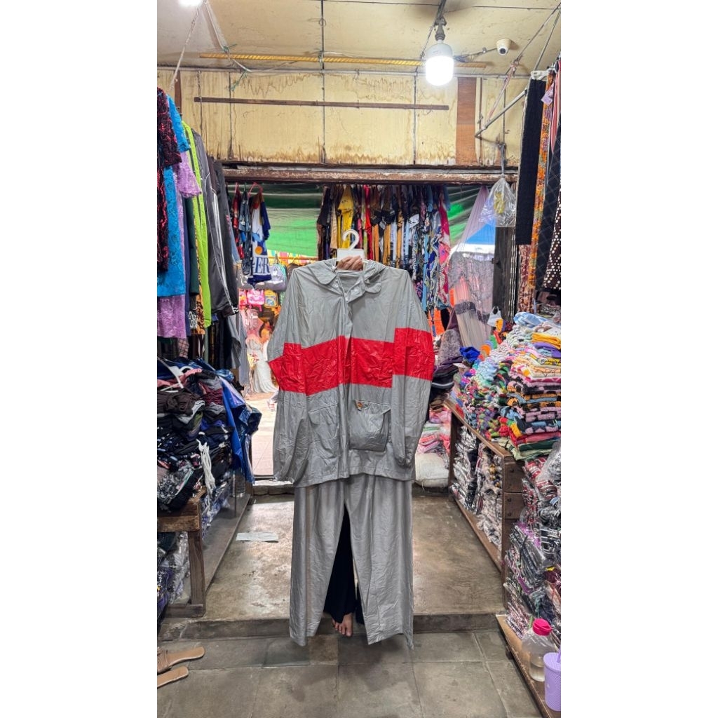 1set has hujan premium / Jas hujan celana dan atasan unisex