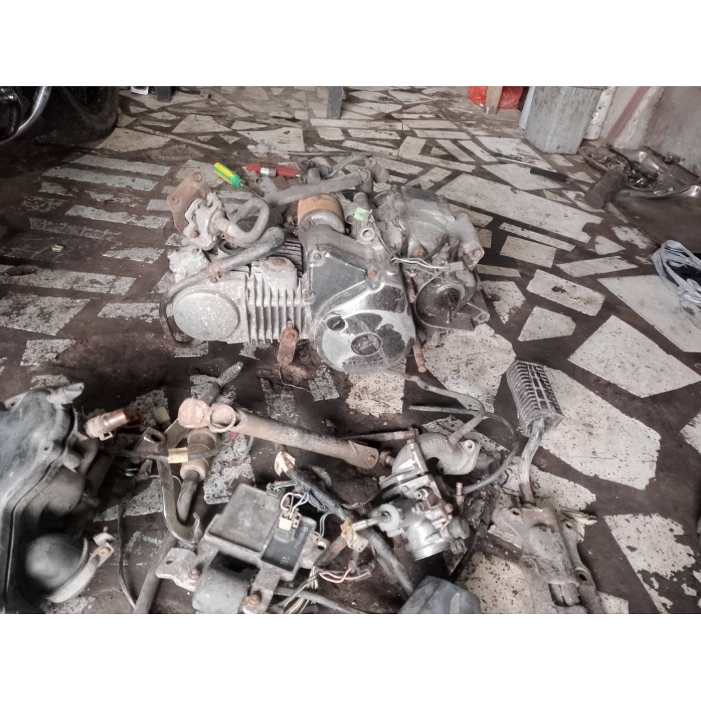 mesin Supra 125 Batman surat kosongan