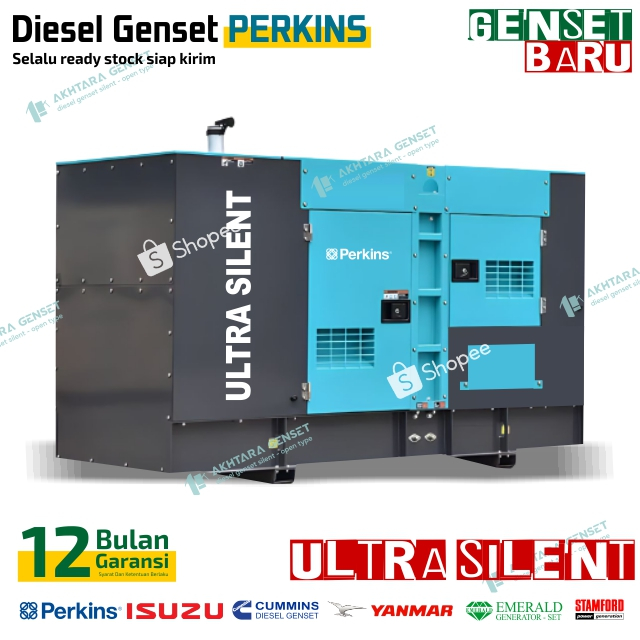 Genset PERKINS STAMFORD 350 Kva - Jual Jenset 350 Kva PERKINS STAMFORD Silent Type