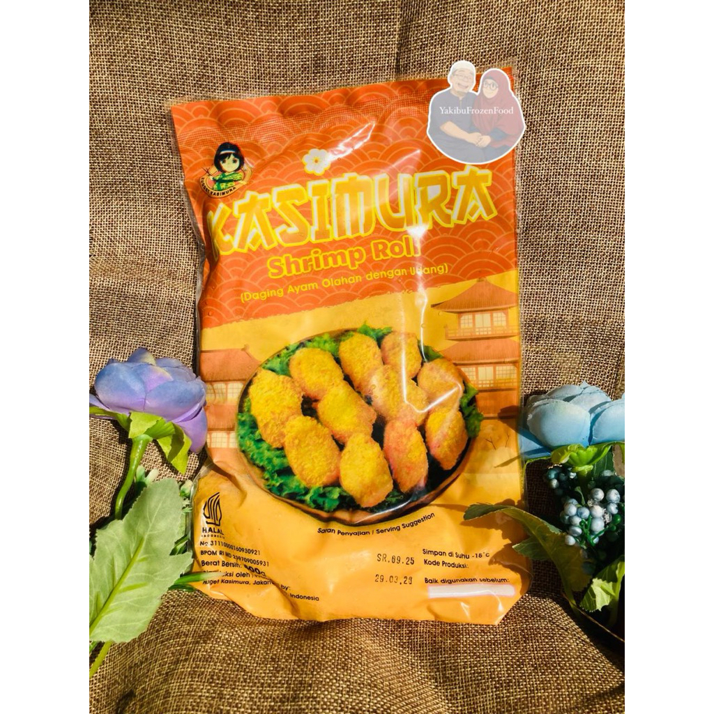 Kasimura Shrimp roll ayam udang  isi 10 pcs halal enak
