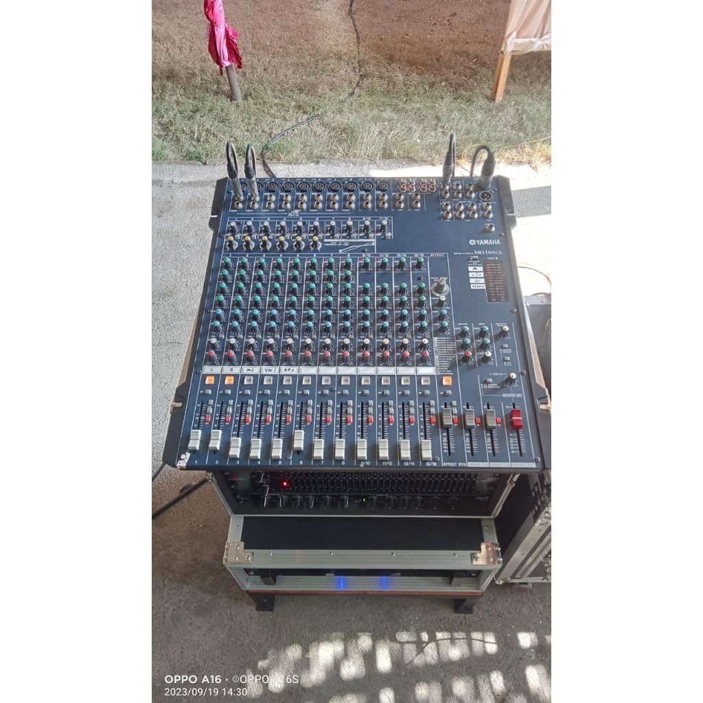 MIXER YAMAHA MG 166CX ORIGINAL INDONESIA