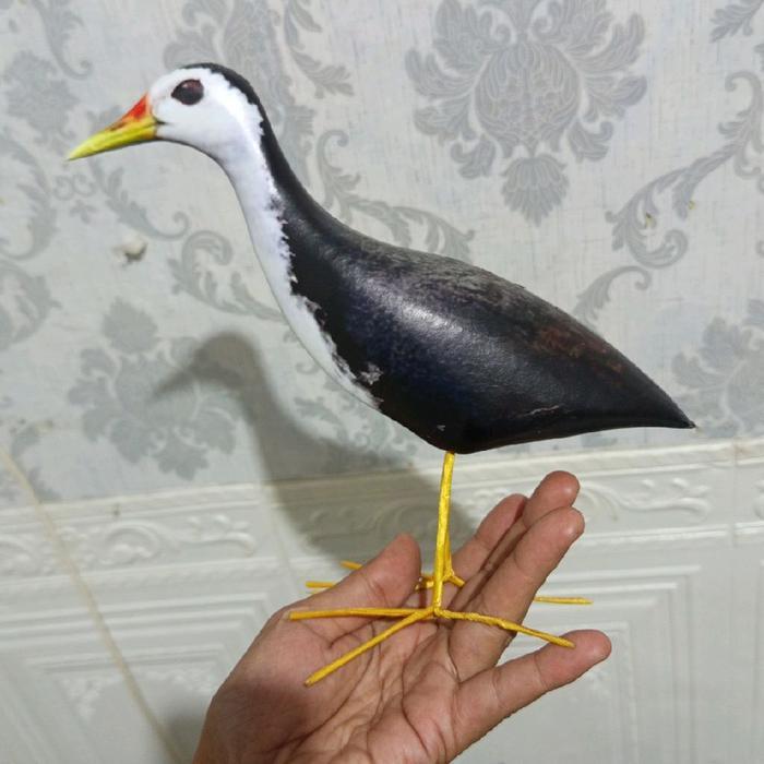 JONTROT RUAK RUAK PATUNG BURUNG TRUWOK BONEKA KAREO PADI DEKOY BURUNG SAWAH RUAK RUAK MIRIP ASLI JON