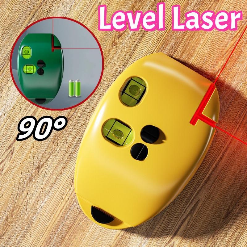 Level Laser 90 Derajat Siku Infrared Horizontal Vertical Projection DC02 Telur Laser Siku