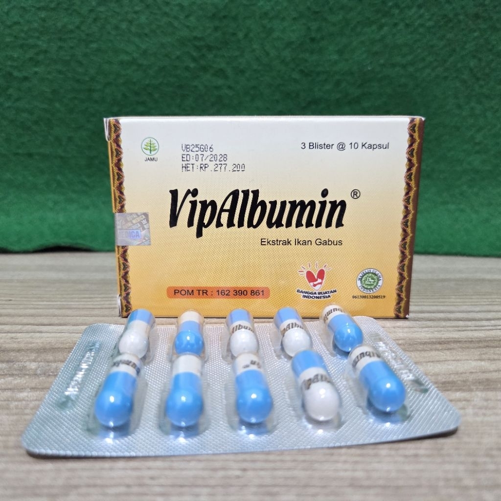 Vipalbumin Caps Suplemen ikan gabus