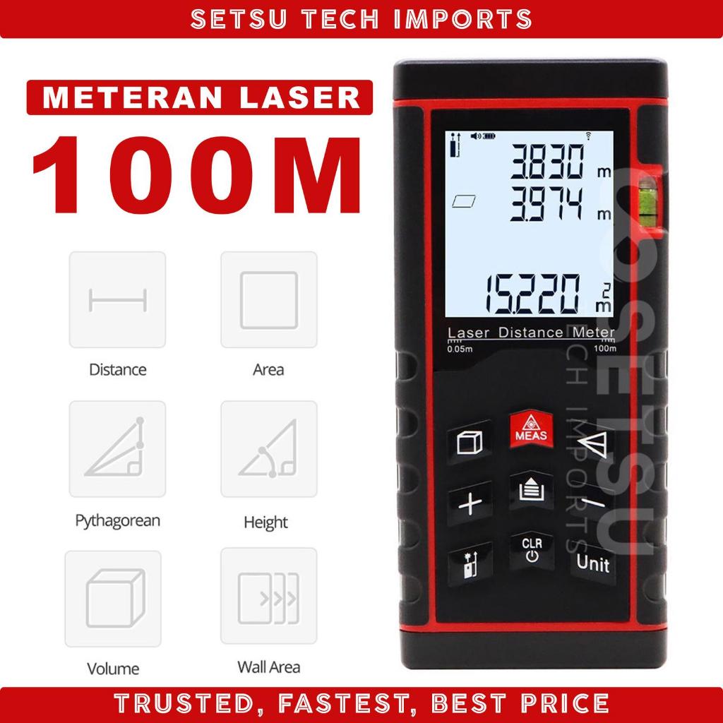 Meteran Laser Digital 100 Meter | Bekas | Baik | Harga Miring